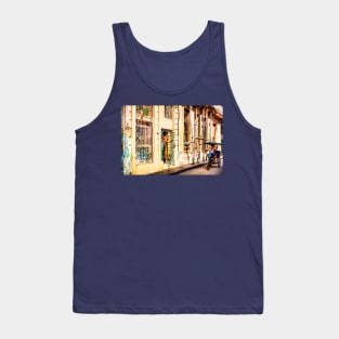 Looking Out For The Taxi Bike Tank Top